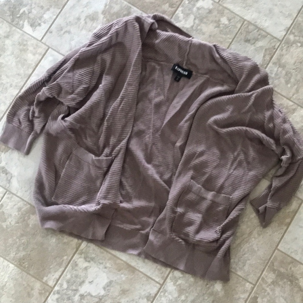 Express Dolman sleeve cardigan